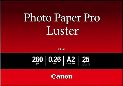  Canon A2 Luster Paper LU-101, 25.
