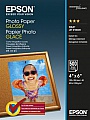  Epson 100mmx150mm Glossy Photo Paper, 500